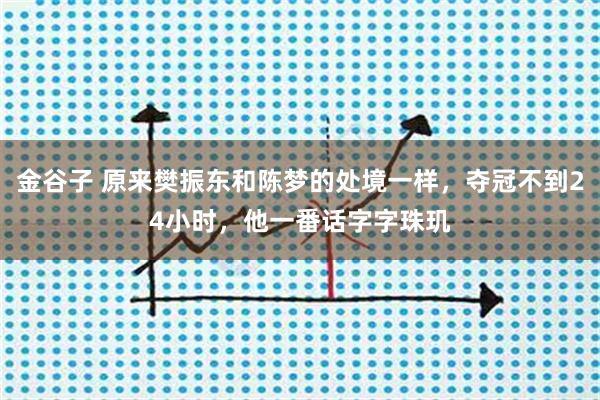 金谷子 原来樊振东和陈梦的处境一样，夺冠不到24小时，他一番话字字珠玑